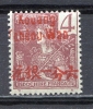 KOUANG TCHEOU 1906 - 3 - 4c lilas-brun s. gris