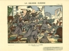 BENITO (1891-1981) - Gravure sur bois colorisée - "Les Anglais à la Bassée" - "L'Héroïsme"