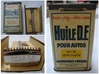 AUTOMOBILES - Rare rasoir publicitaire années 20/30 "HUILE D.F pour AUTOS" des Ets Desmarais Frères,