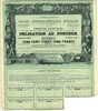 1867 - LIGNE INTERNATIONALE D'ITALIE par le SIMPLON - Obligation de 525 francs