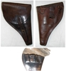 ETUI simplifié cuir fauve pour le revolver au type 1892 comportant 3 pochettes pour 3 paquets de six