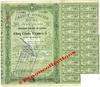 1868 - CREDIT FONCIER et COMMERCIAL SUISSE - Obligation 5e émission du 31 janvier - 500 F 5%