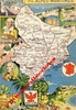 (06) - Alpes Maritimes - Carte illustrée par J.P. Pinchon - Editions Blondel la Rougery 1945