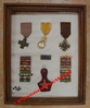 Cadre 24 x 30 cm - Réunion des souvenirs militaires - Carrières de 2 officiers