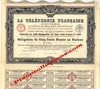 1929 - LA TELEPHONIE FRANCAISE - Obligation de 500 Francs