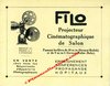 FILO - Dépliant 4 poses "Projecteur cinématographique de Salon".