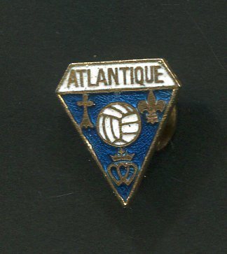 FOOTBALL - LIGUE ATLANTIQUE - INSIGNE DE BOUTONNIERE 1967