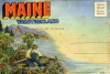 ETATS UNIS - "MAINE" - Pochette 18 vues vers 1940