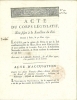 ACTE DU CORPS LEGISLATIF - 30 mars 1792