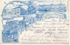 ALLEMAGNE - HOCHHEIM - 1900 "Gruss" carte souvenir de la taverne