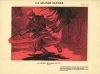 BENITO (1891-1981) - Gravure sur bois colorisée - "Un soldat allemand en feu" - "L'Eclaireur"