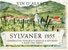 BARR (67) - Etiquette Sylvaner 1955 de la Coopérative Vinicole d'Andlan et environs