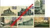 BELGIQUE - 6 cartes postales affranchies avec timbres Albert I, surcharge "Allemagne Deuchland"