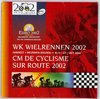 BELGIQUE 2002 - Coffret Euro BU contenant les 8 pièces - "Championnat du Monde de Cyclisme"