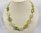 JADE VERT - Collier en jade vert avec perles forme pavés