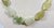 JADE VERT - Collier en jade vert avec perles forme pavés